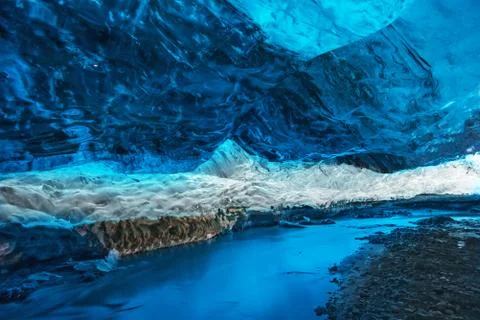 Ice cave Stock Photos