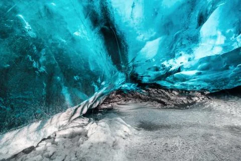Ice Cave Stock Photos