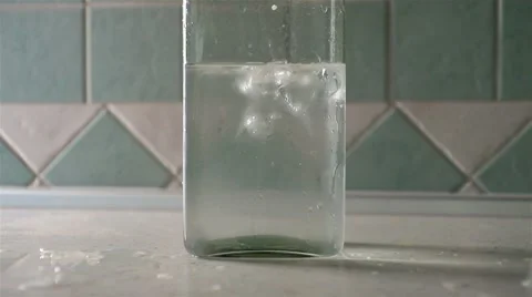 Ice in a clean, cool water Stock Footage 8552082