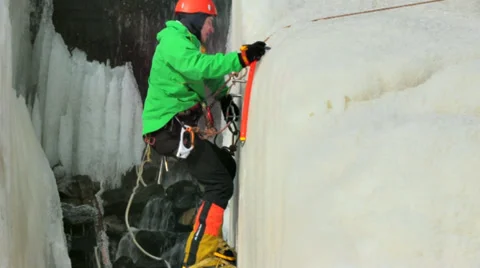 Ice climber Видео 37178399