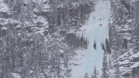 Ice Climbers Stock-Footage 79576755