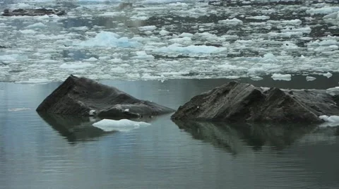 Ice Close Up Alaska Video stock 63382939