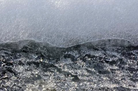 Ice close-up texture Stock Photos
