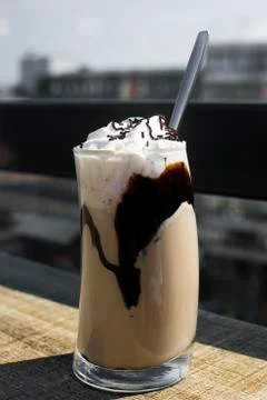 Ice coffee drink Stock Photos
