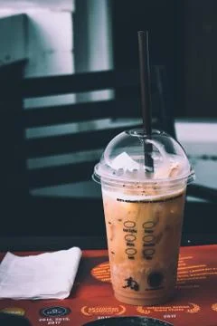 Ice coffee 库存照片