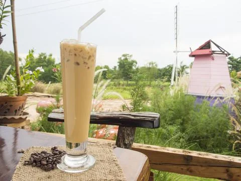 Ice coffee 스톡 사진
