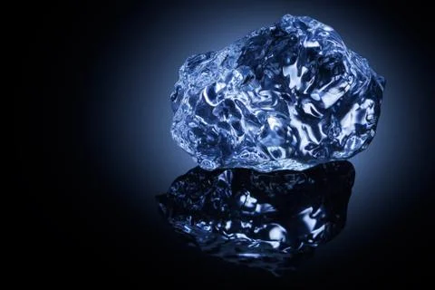 Ice cold beauty. Stock Photos