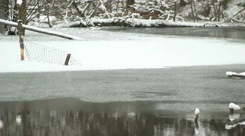 Ice conditions Stock Footage 46629927