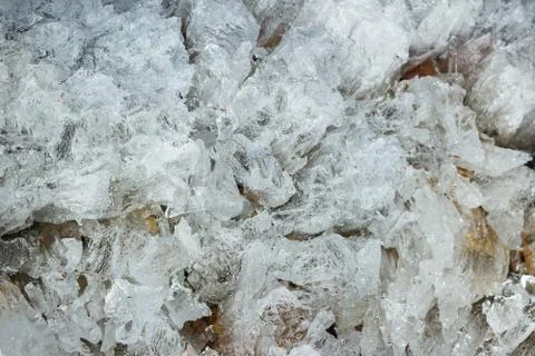 Ice cracked background Stock Photos
