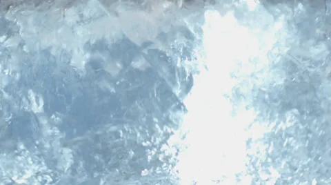 Ice Cracking And Falling Into Pieces Slow Motion Stock Footage 36652863