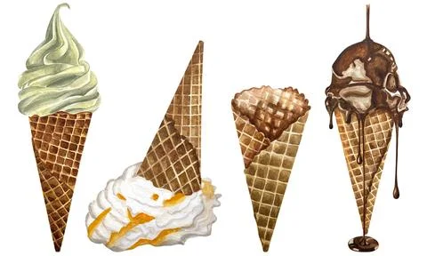 Ice cream 4 Stock Illustration