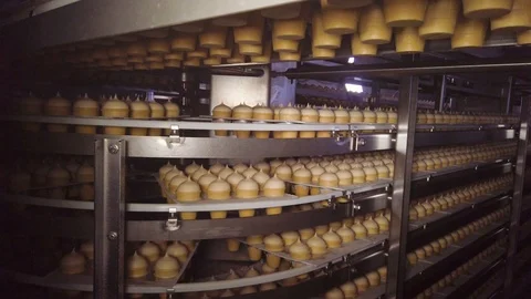 Ice Cream Automatic Production Line Stock Footage 104212775