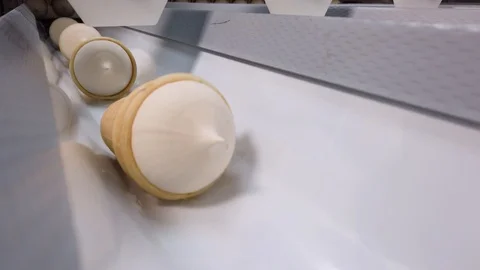 Ice Cream Automatic Production Line Stock Footage 104220621