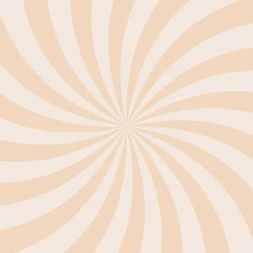 Ice cream background, candy pattern cream swirl, radial cute beam Stock Illustration