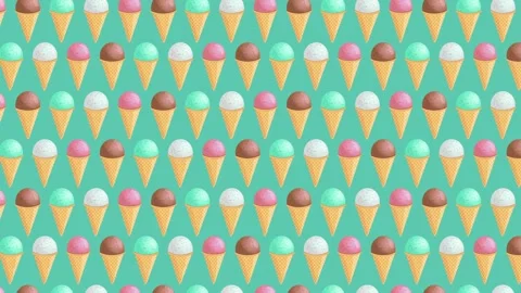 Ice cream background green Stock Footage 338130620