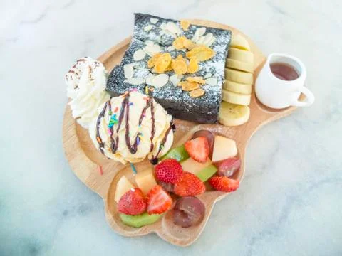 Ice Cream Bread Stock Photos