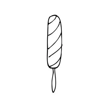 Ice cream candy Stock Illustration