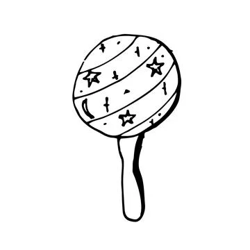 Ice cream candy isolated Stock-Illustration