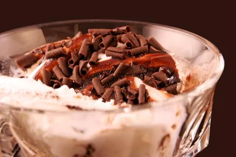 Ice cream close-up Stock Photos