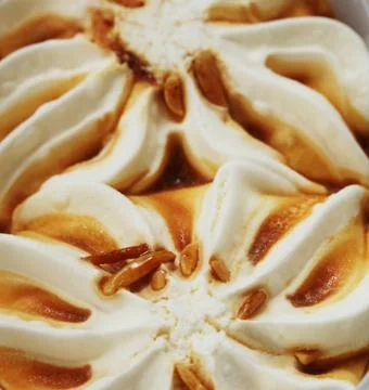 Ice cream close up Stock Photos