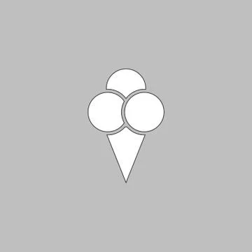 Ice cream computer symbol Stock Illustration