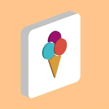 Ice Cream computer symbol Stock Illustration