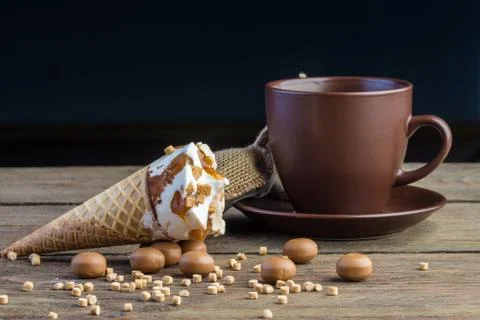 Ice cream cone Stock Photos