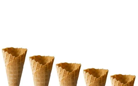 Ice cream cones pattern Stock Photos