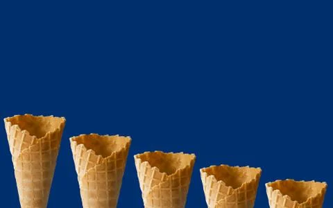 Ice cream cones pattern Stock Photos
