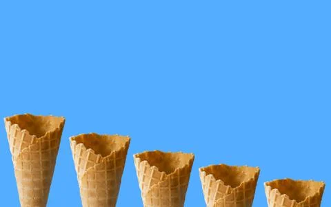 Ice cream cones pattern Stock Photos