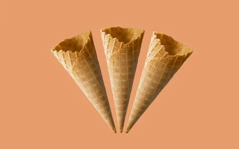 Ice cream cones pattern Foto stock