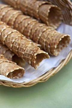 Ice cream cones Stock Photos
