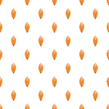Ice cream cones seamless pattern background with sprinkles Stock Illustration