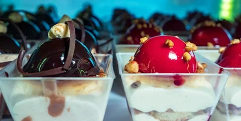 Ice Cream cups 库存照片