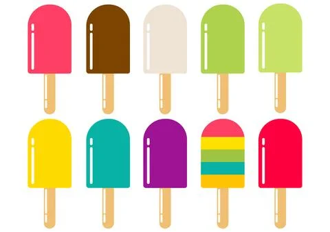 Ice cream design Stock Illustration