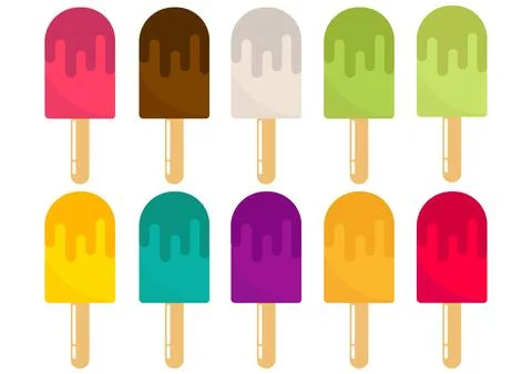 Ice cream design Stock Illustration