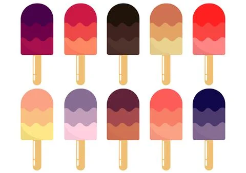 Ice cream design Stock Illustration
