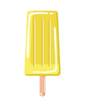 Ice cream float pool Illustrazione stock