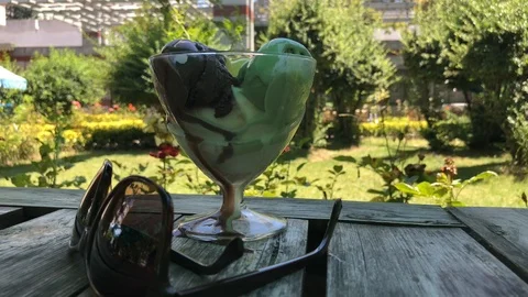 Ice-cream. Stock Footage 91926173