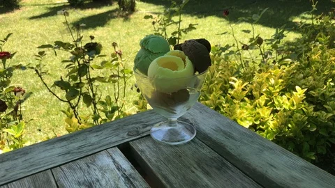Ice-cream. Stock Footage 91927364