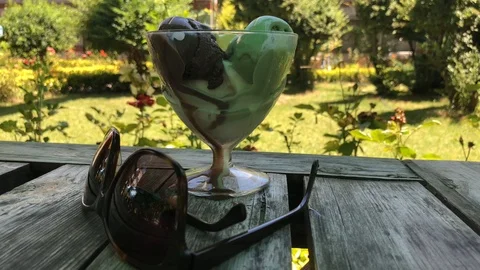 Ice-cream. Stock Footage 91931168