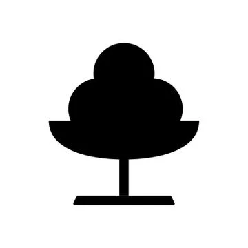 Ice cream icon element of fast food icon for mobile concept and web apps. Thi Stock Illustration