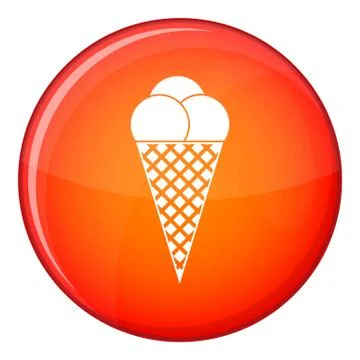 Ice Cream icon, flat style イラスト素材