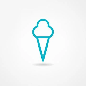 Ice cream icon Stock Illustration