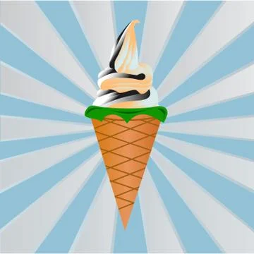 Ice Cream icon Illustrazione stock