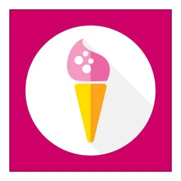 Ice cream icon Stock Illustration