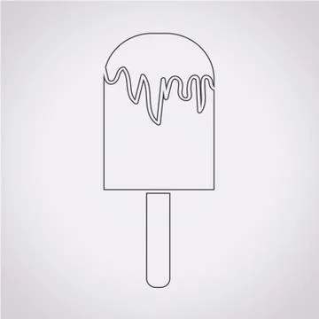 Ice Cream icon Stock Illustration