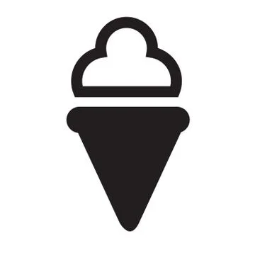 Ice Cream icon Stock Illustration