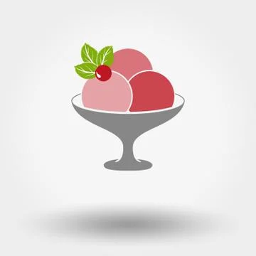 Ice Cream icon Stock Illustration