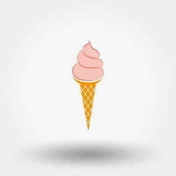 Ice Cream icon Stock Illustration